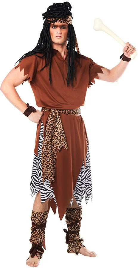 Disfraz de Troglodita para Hombre Trogloditas y Cavernícola Kimokawaii